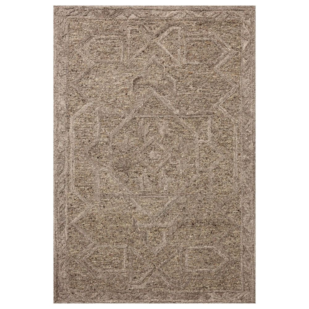 Loloi Mabel Bark and Graphite 8"6" x 11"6" Area Rug, , large