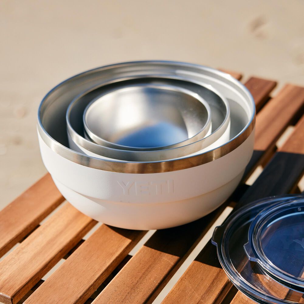 YETI Rambler 3-Piece Standard Insulated Bowl Set in White, , large