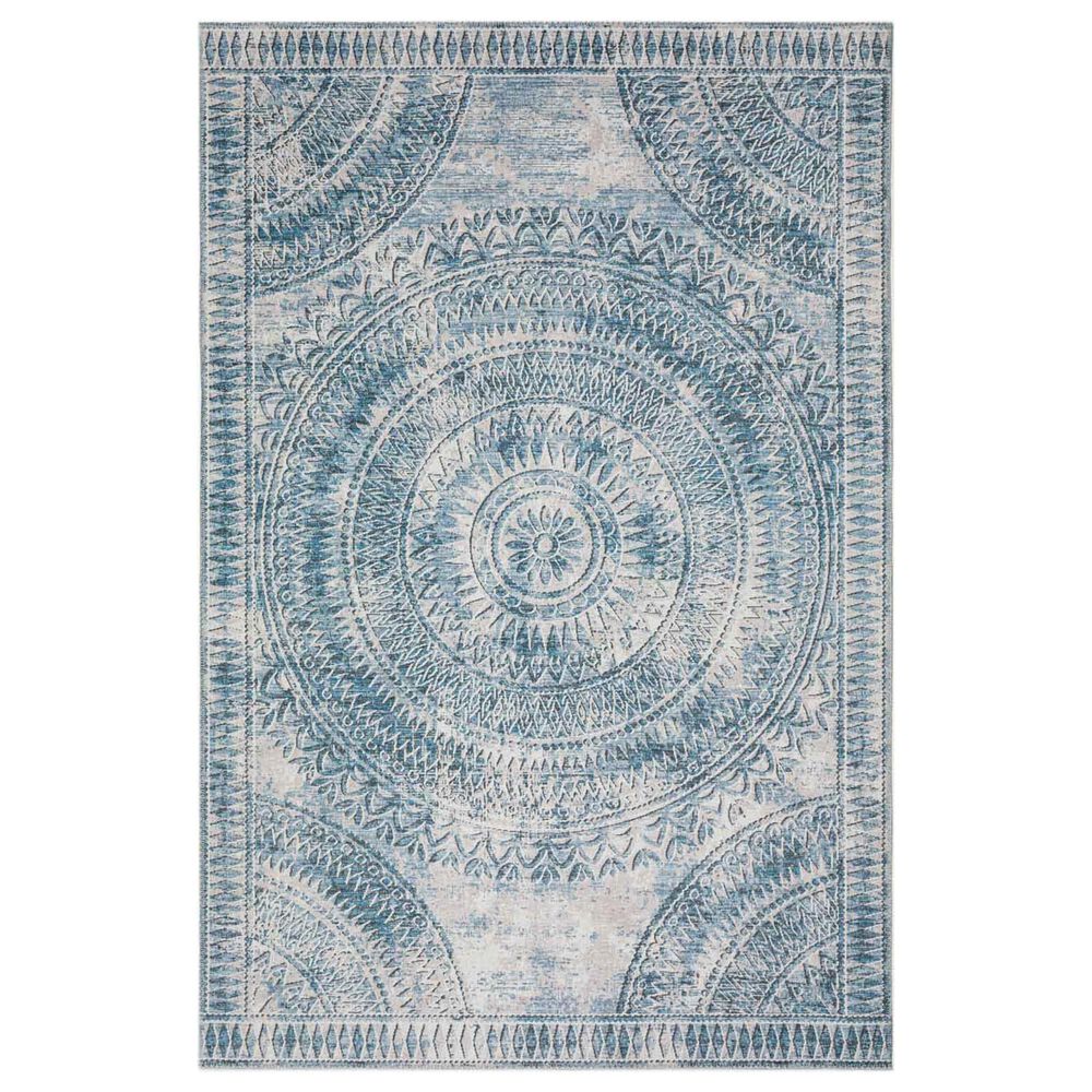 Dalyn Rug Company Sedona Oriental 2" x 3" Indigo Indoor/Outdoor Area Performance Rug, , large