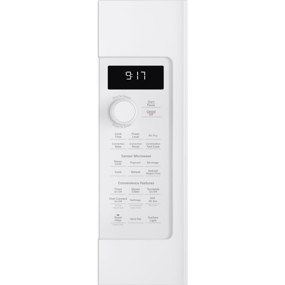 GE Profile 1.7 Cu. Ft. Convection Over-the-Range Microwave Oven in White, , large