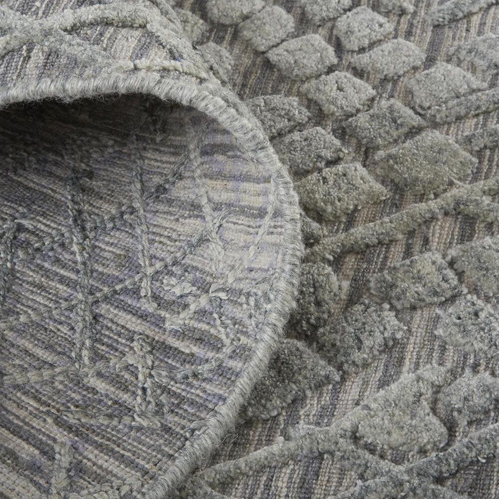Feizy Elias 2&#39;9&quot; x 10&#39; Gray and Multicolor Runner, , large