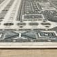Oriental Weavers Raylan RAY01 2"3" x 7"6" Grey Runner, , large