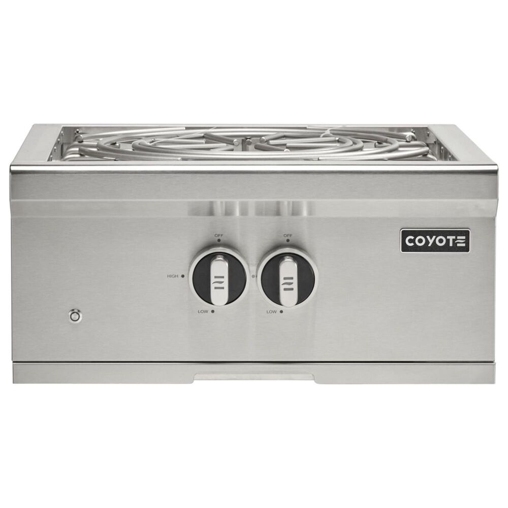 Coyote Outdoor 24" Built-In Power Natural Gas Burner in Stainless Steel, , large