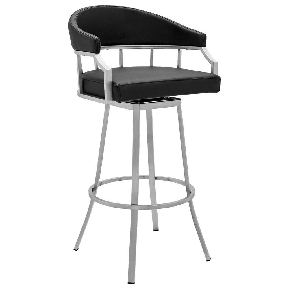 Blue River Palmdale 26" Swivel Counter Stool in Black, , large