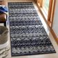 Safavieh Adirondack ADR119M 2"6" x 8" Ivory and Navy Runner, , large