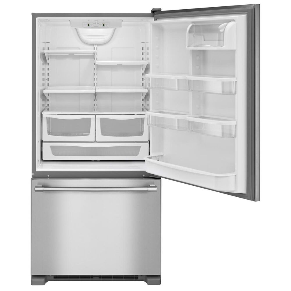 Maytag 22 Cu. Ft. 33-In Wide Bottom Mount Refrigerator, , large