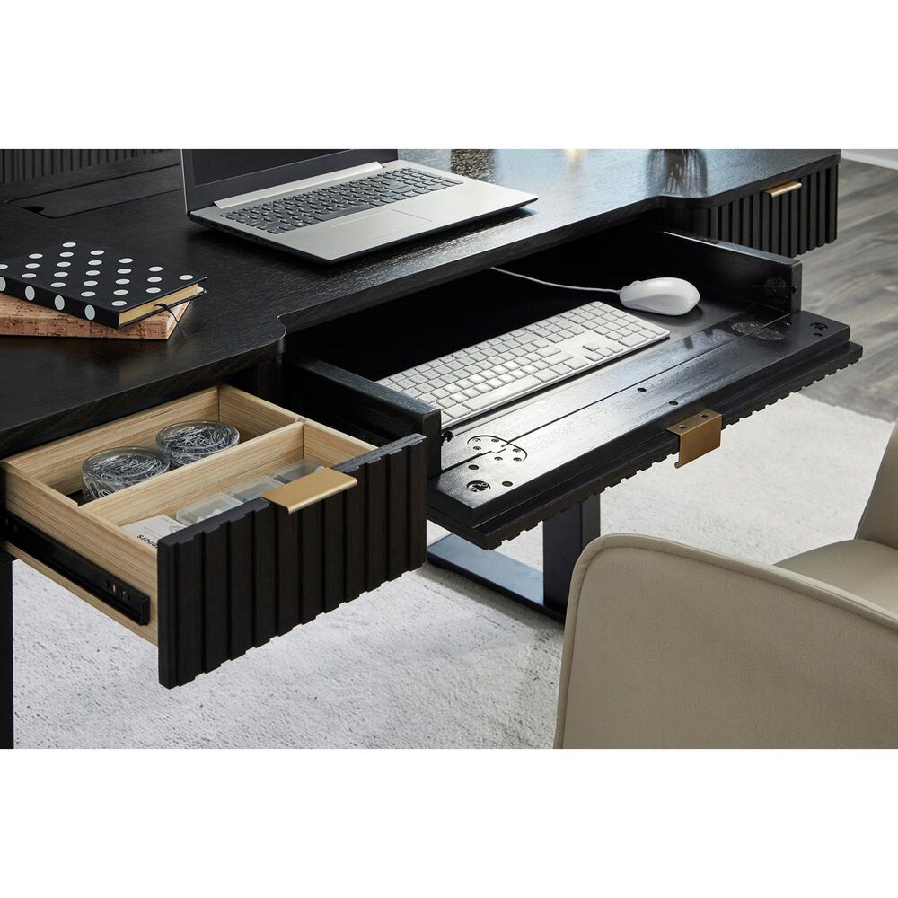 Riva Ridge Rylan 60" Lift Desk Top in Dark Roast, , large