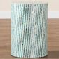 Baxton Studio Draven End Table in White and Blue, , large