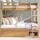 St Claire Home Today"s Traditions Twin over Full Bunk Bed in Natural Hickory, , large