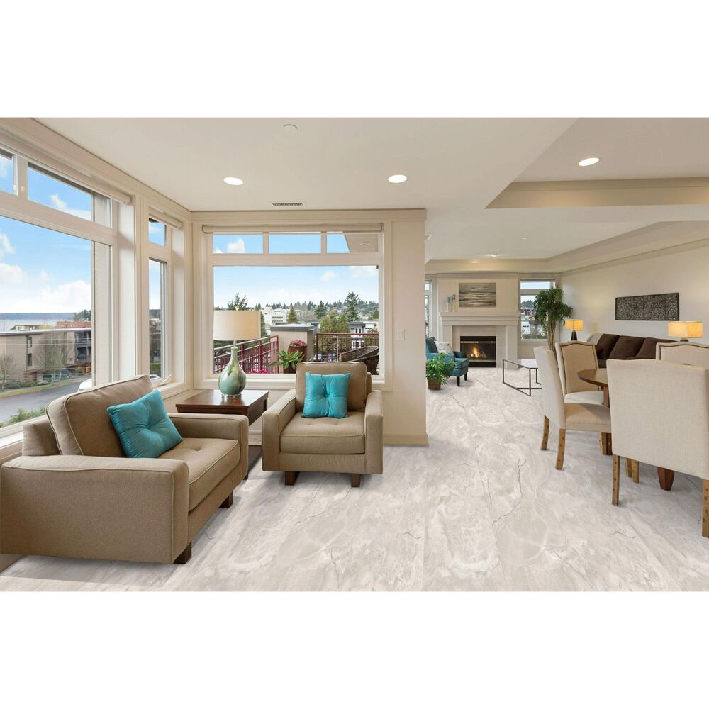 Fuzion SmartDrop Elite Mist Granite 18" x 36" Luxury Vinyl Tile, , large