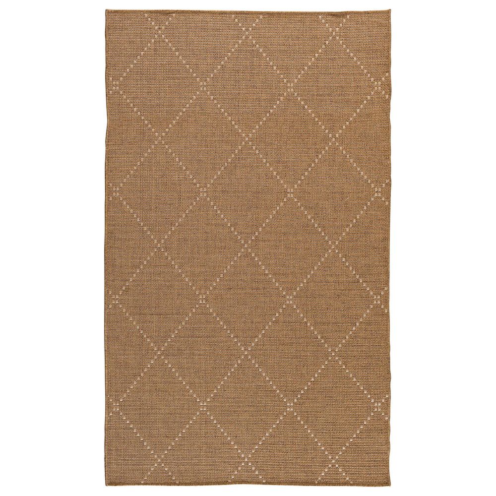 Central Oriental Santorini Crossways 5"3" x 7"7" Earth and Natural Area Rug, , large
