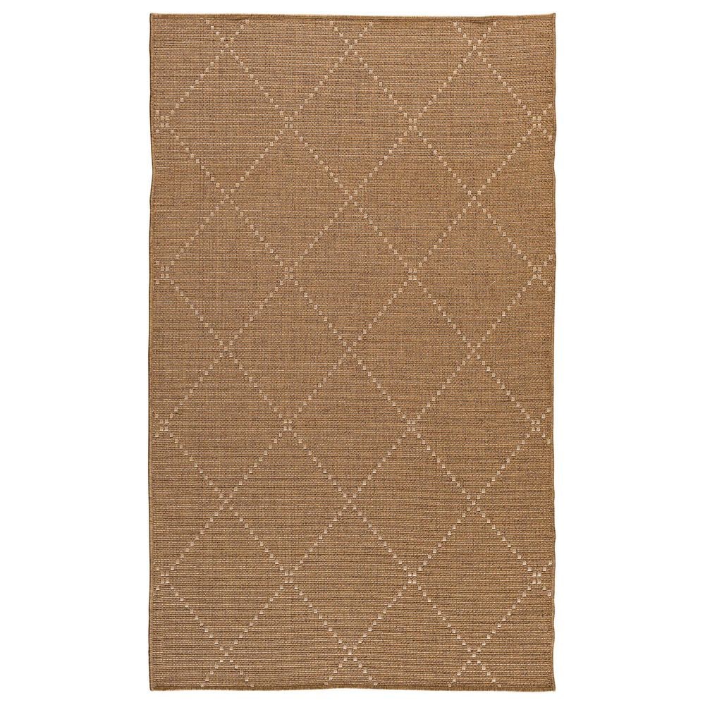 Central Oriental Santorini Crossways 5"3" x 7"7" Earth and Natural Area Rug, , large