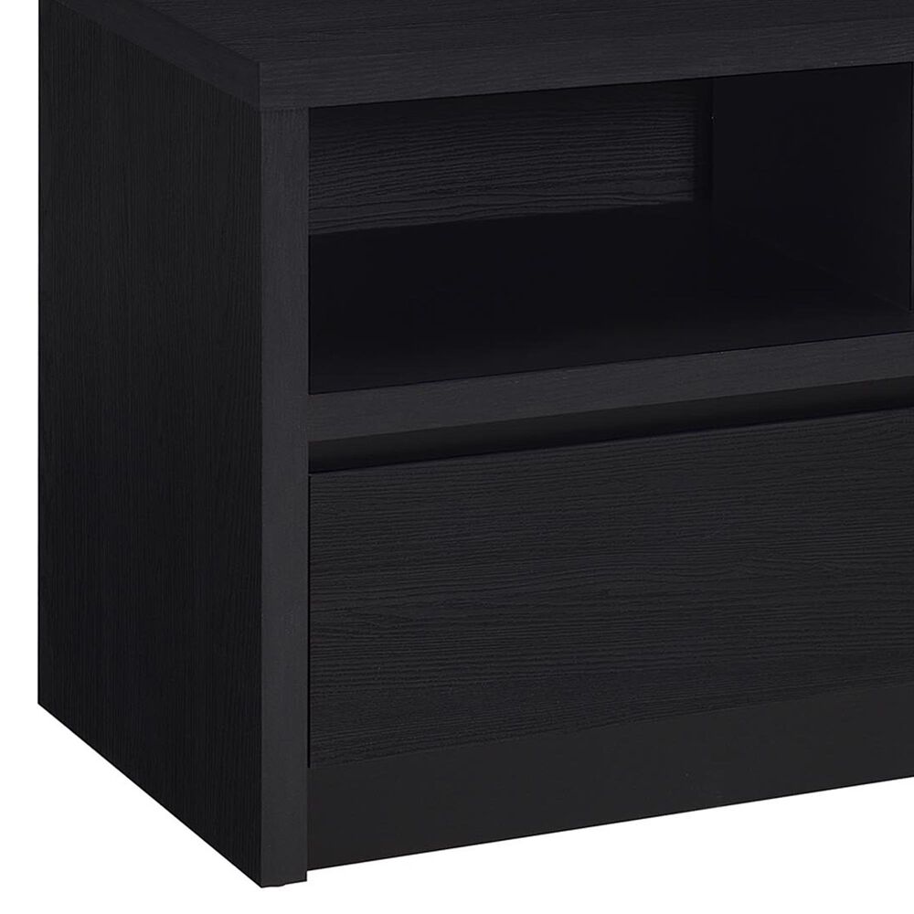 Coaster Rutland 59&quot; TV Stand Media Console in Black, , large