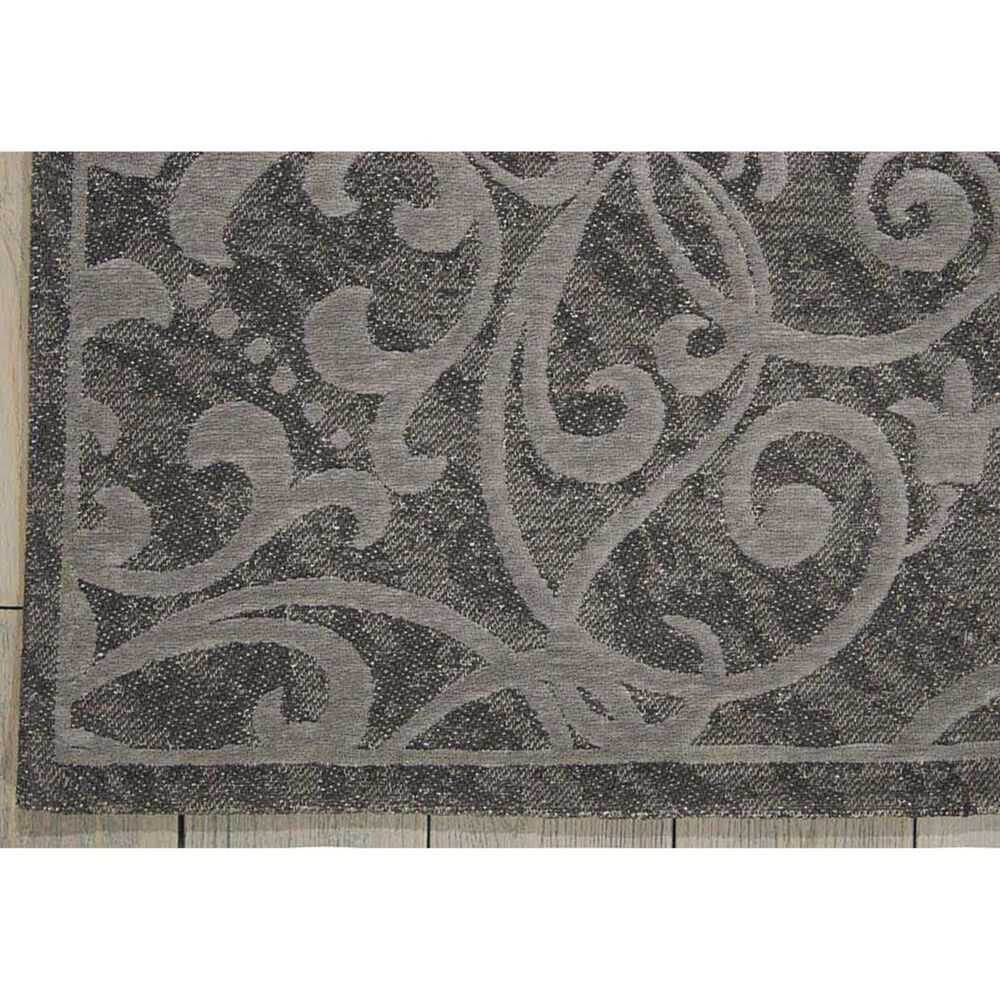Nourison Damask DAS01 5&#39; x 7&#39; Grey Area Rug, , large