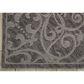 Nourison Damask DAS01 5" x 7" Grey Area Rug, , large