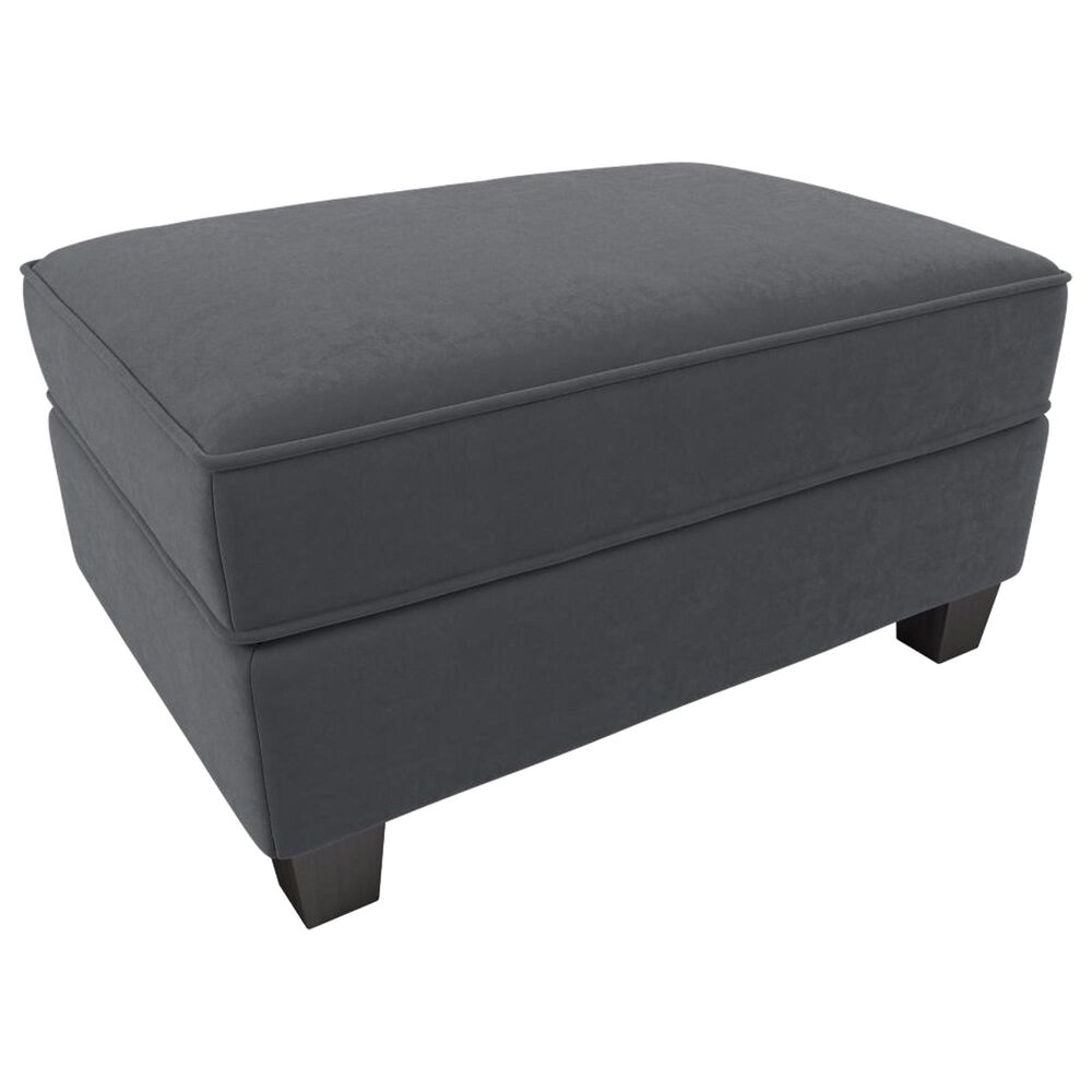 Bush Stockton 4-Piece Living Room Set with Chaise Lounge in Dark Gray, , large