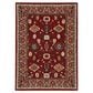 Oriental Weavers Lilihan Oriental 043S6 6"7" x 9"6" Red and Black Area Rug, , large