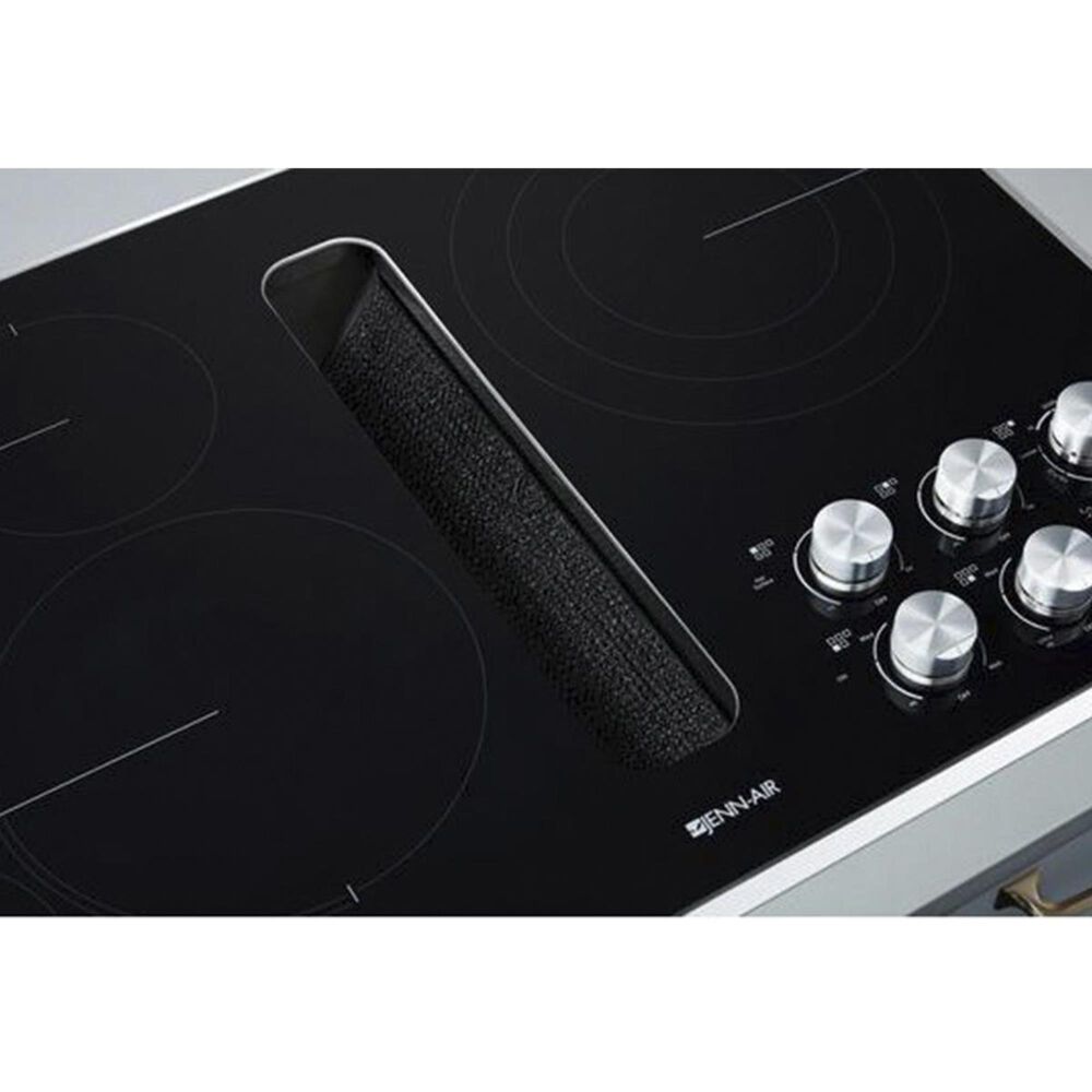 JennAir 36" JX3 Electric Downdraft Cooktop in Black Nebraska Furniture Mart