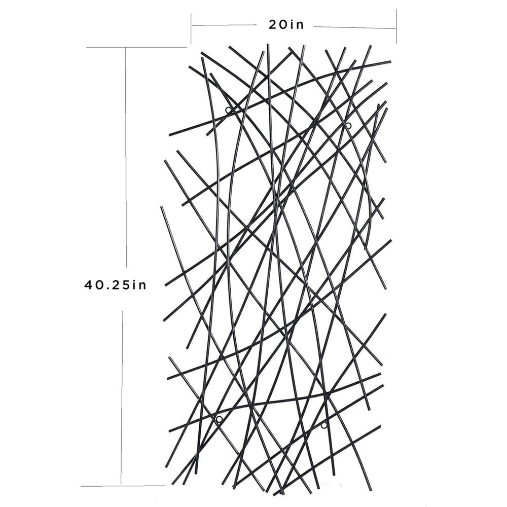 Flair Industries 41&quot; x 20&quot; Abstract Metal Wall Sculpture in Silver, , large