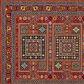 Oriental Weavers Lilihan Geometric 002C6 2" x 6" Red Scatter Rug, , large