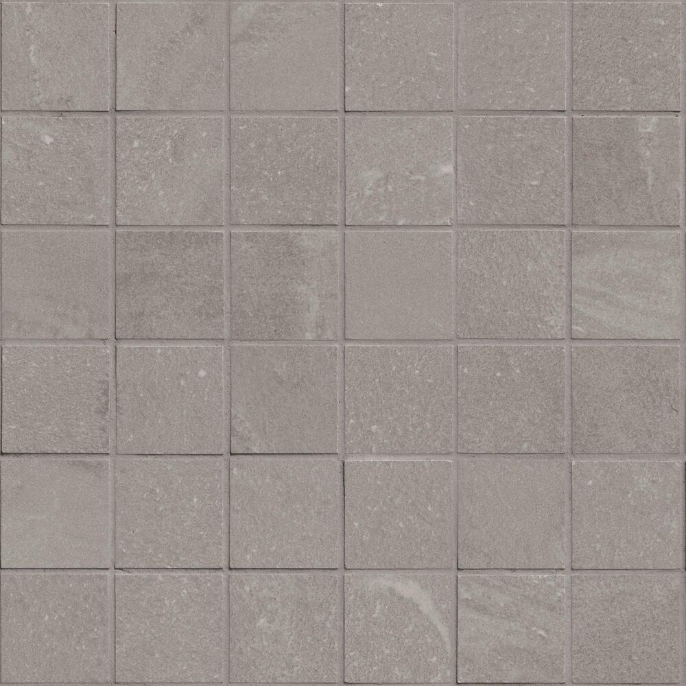 MS International Elbe Ash 2" x 2" Square on 12" x 12" Lappato Porcelain Mosaic Sheet, , large