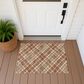 Dalyn Rug Company Soft Essentials Plaid Paprika 2"6" x 3"10" Indoor/Outdoor Area Rug, , large