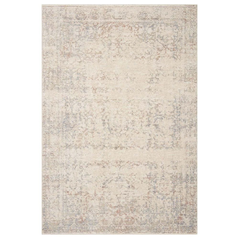 Magnolia Home Carlisle 5"3" x 7"9" Ivory and Multicolor Area Rug, , large