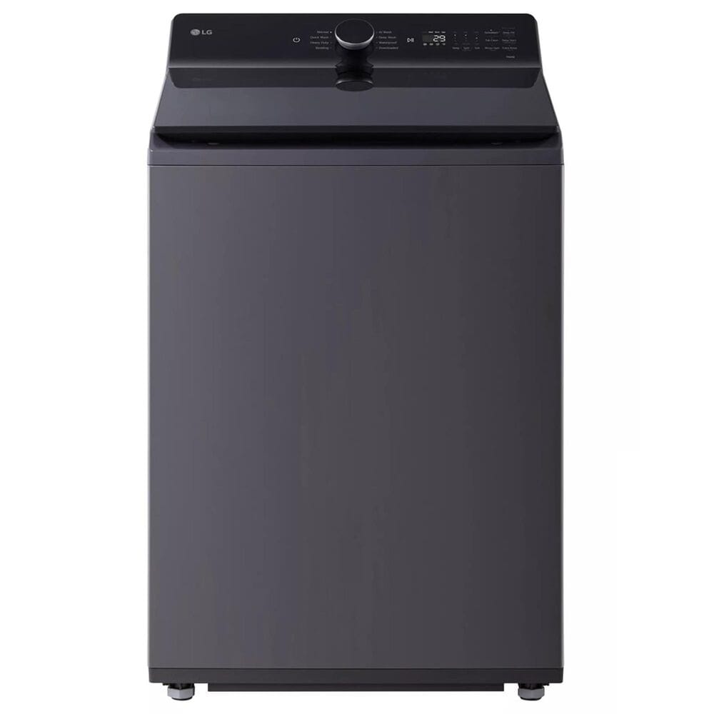 LG 5.5 Cu. Ft. Top Load Washer and 7.3 Cu. Ft. Gas Dryer with AI Sensing in Matte Black, , large
