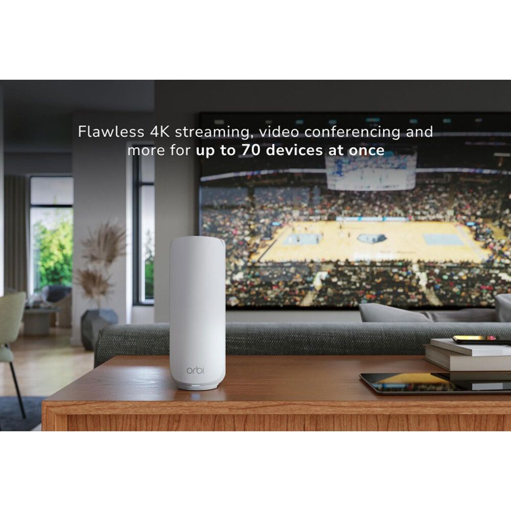 NETGEAR Orbi 370 Dual-Band Wi-Fi 7 Mesh Router in White, , large