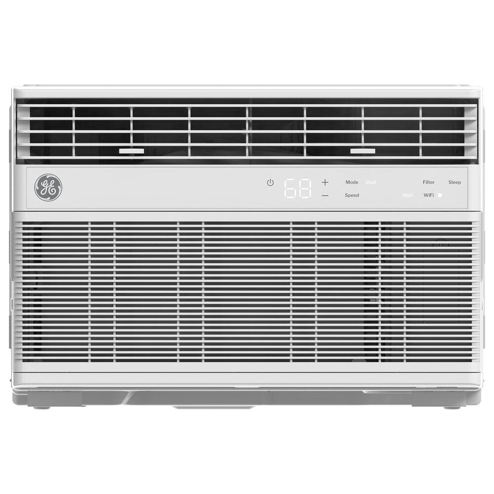 GE Appliances 8000 BTU Smart Electronic Window Air Conditioner in White, , large
