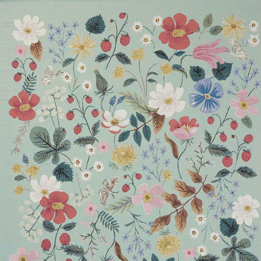 Rifle Paper Co Perennial Strawberry Fields 7&#39;10&quot; x 11&#39;2&quot; Mint Area Rug, , large