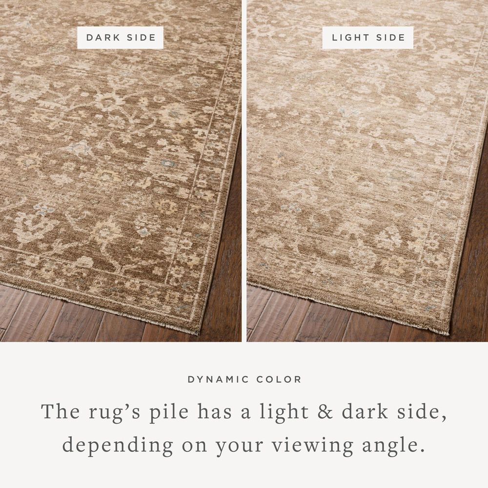 Chris Loves Julia x Loloi Palma Brown and Earth 2'3" x 3'10" Area Rug, , large