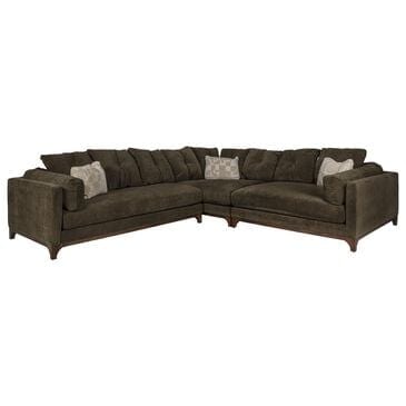 Jonathan Louis International Callum 3-Piece Sectional in Zayden Olive, , large