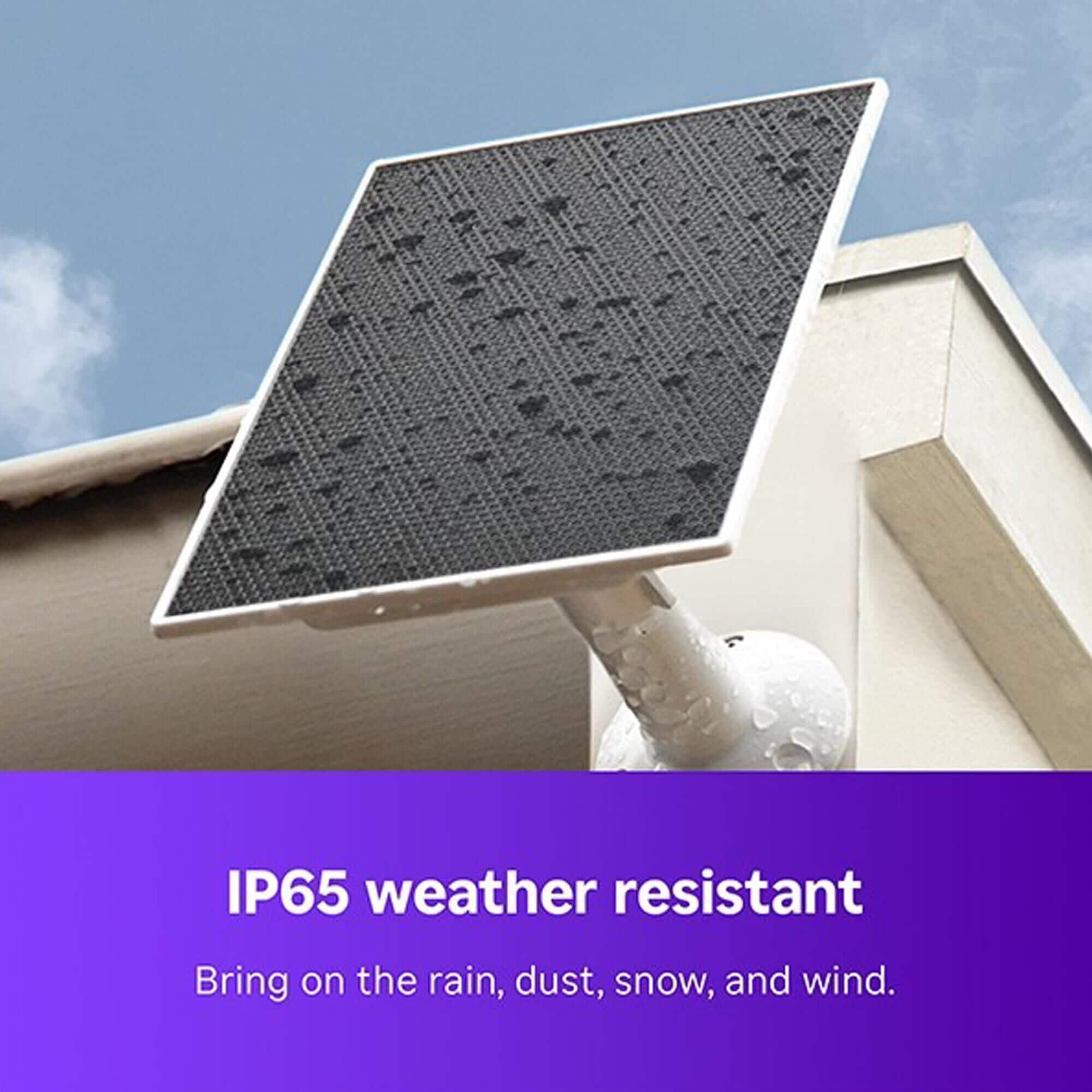 Roku Solar Panel USB-C for Battery Camera and Battery Plus Only in