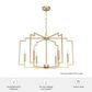 Hunter Zoanne 30" 6-Light Chandelier in Alturas Gold, , large