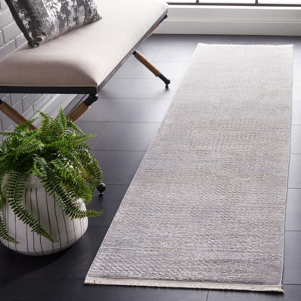 Safavieh Marmara MRM300F 2&#39; x 8&#39; Grey, Beige and Blue Runner, , large
