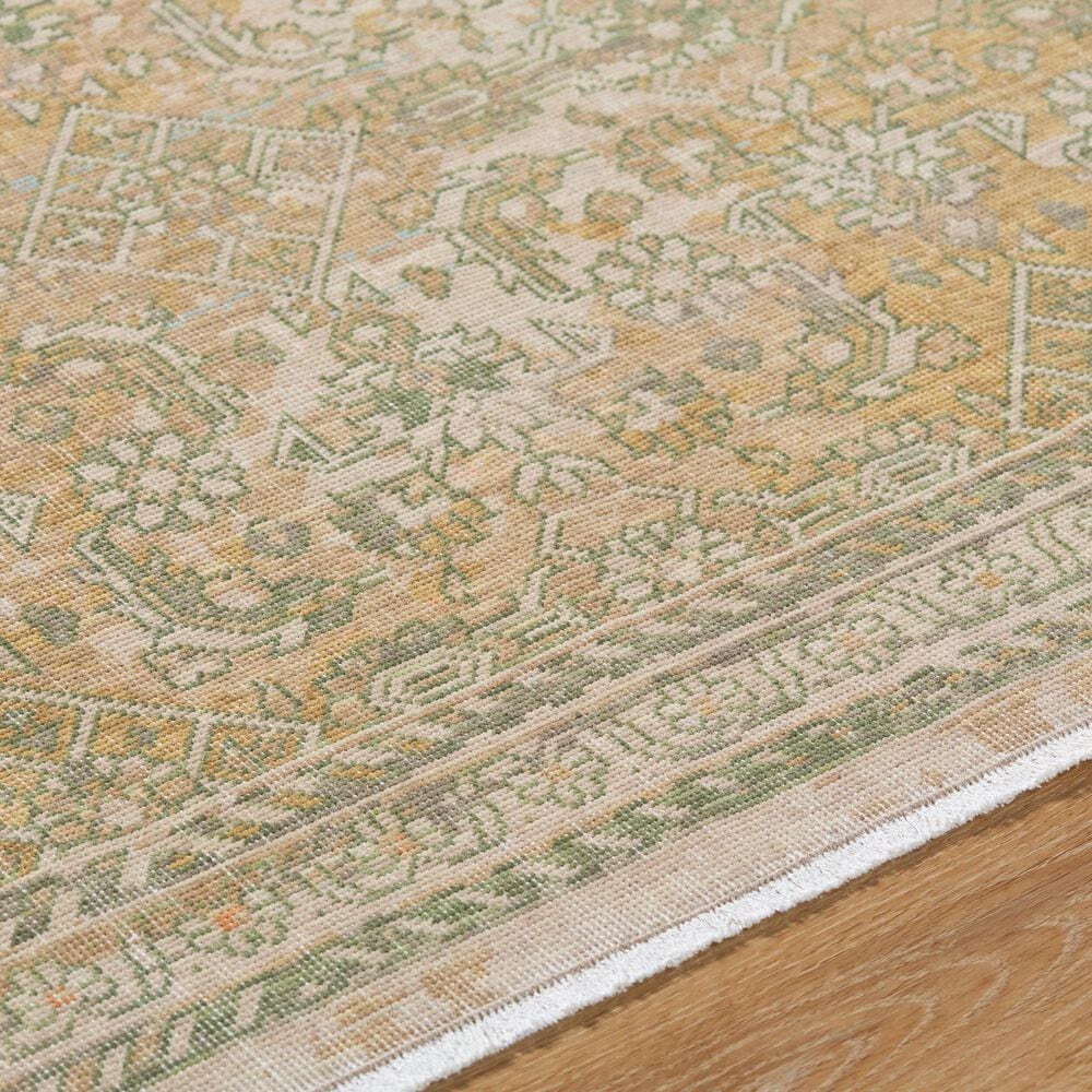 Surya Once Upon a Time Light Beige, Tan, Olive, Taupe, Dusty Coral and Sage 7&#39;10&quot; x 9&#39;10&quot; Area Rug, , large