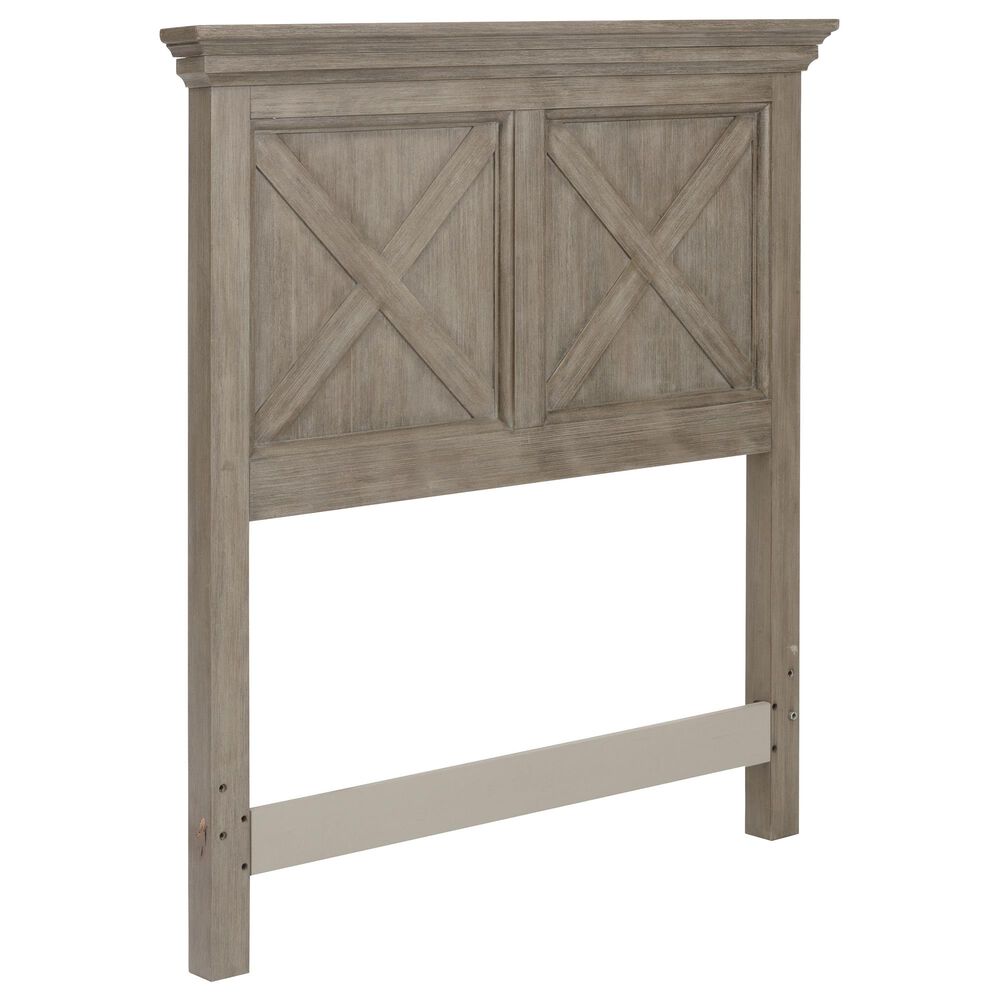 Homestyles Mountain Lodge Twin Headboard in Gray, , large