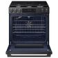 Samsung Bespoke 6.0 Cu. Ft. Smart Slide-In Gas Range with True Convection in Matte Black Steel, , large