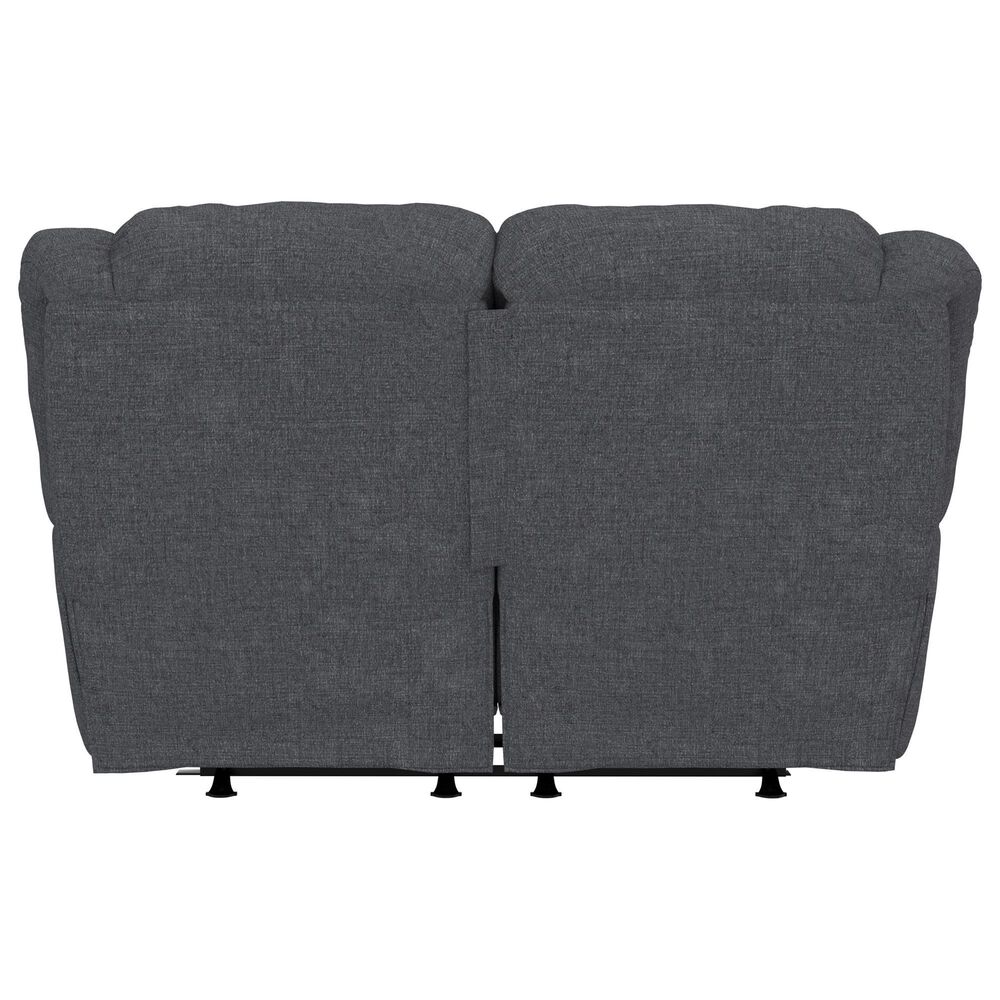 Catnapper Trifecta Manual Reclining Rocking Loveseat in Smoke, , large