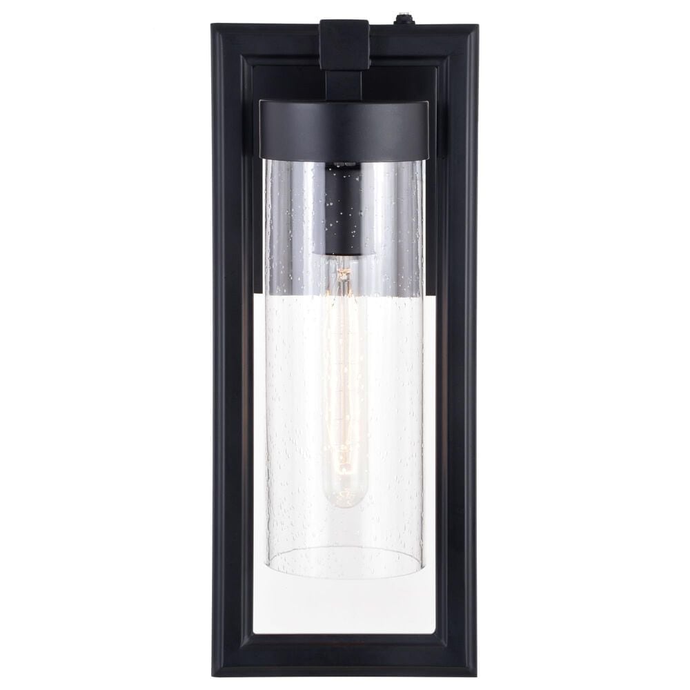 Vaxcel Malmo 15.75" 1-Light Outdoor Wall Sconce in Matte Black, , large