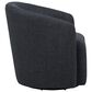Coaster Mossbrook Swivel Accent Chair in Anthracite, , large