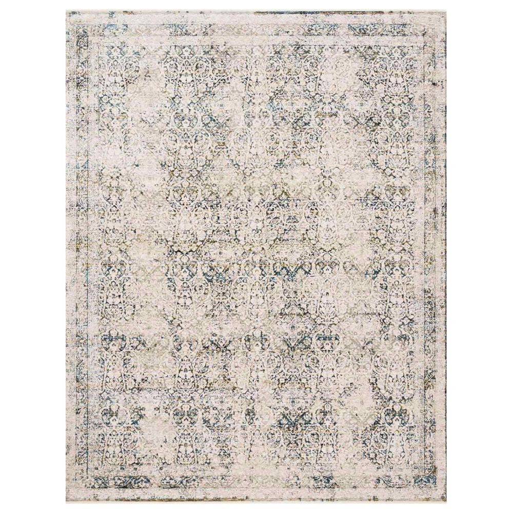 Loloi Theia THE-01 2" x 3"7" Natural and Ocean, , large