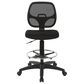 OSP Home DC Series Deluxe Mesh Back Drafting Chair in Black, , large