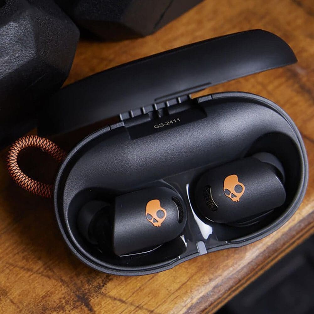 Skullcandy Sesh ANC Active True Wireless In-Ear Headphones in Black and Orange, , large