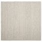 Safavieh Natura 6" Square Ivory and Silver Area Rug, , large