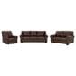 Ashley Colleton 3-Piece Stationary Living Room Set with Rocker Recliner in Dark Brown, , large