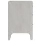 Vantage Mezzanine Queen Upholstered Wingback Bed with 2 Nightstands in Dove Gray, , large