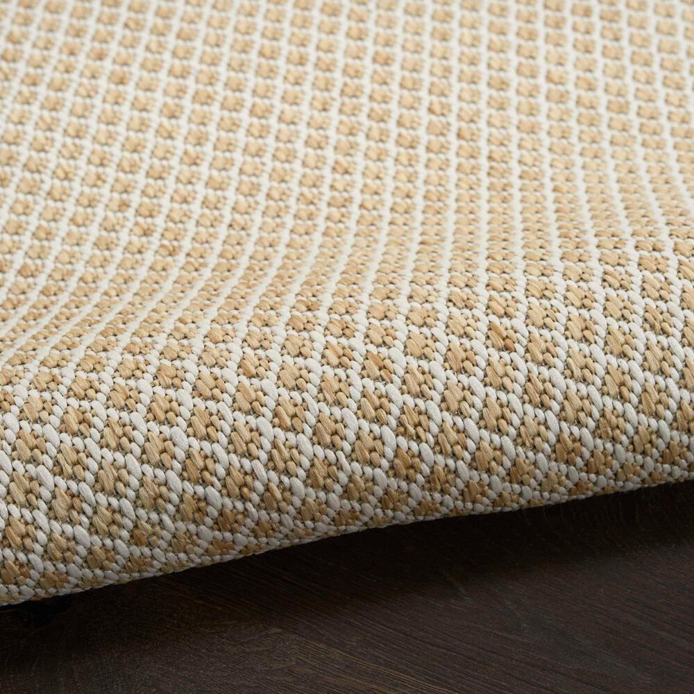 Nourison Courtyard Natural 8&#39; x 10&#39; Indoor/Outdoor Area Rug, , large