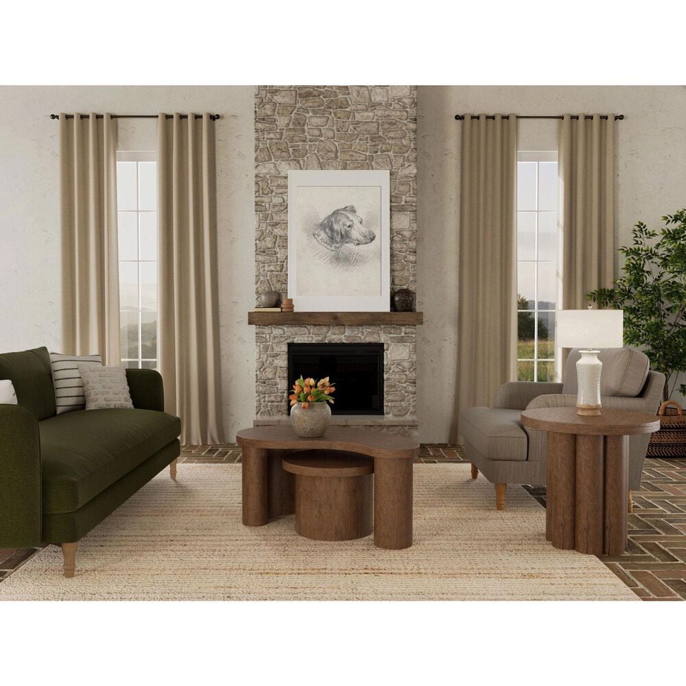 Riverside Furniture Santa Cruz End Table in Whiskey Oak, , large